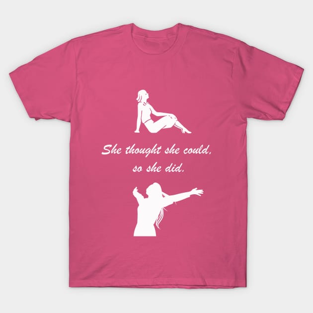 Empowerment quote for girls and women T-Shirt by vwagenet